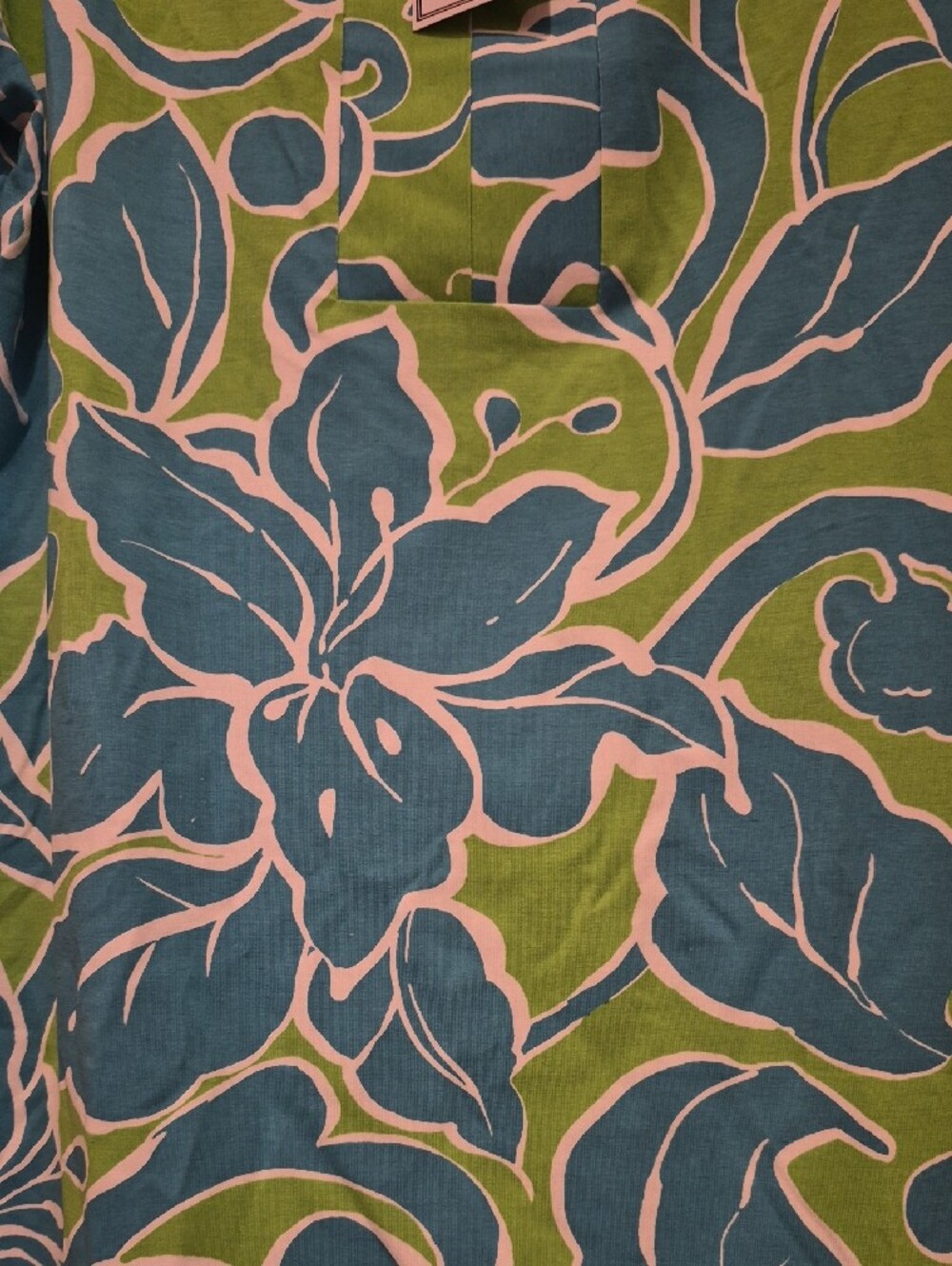 Barbara Gerwit Blue & Green Floral Womens Dress Brand New - Picture 3 of 8